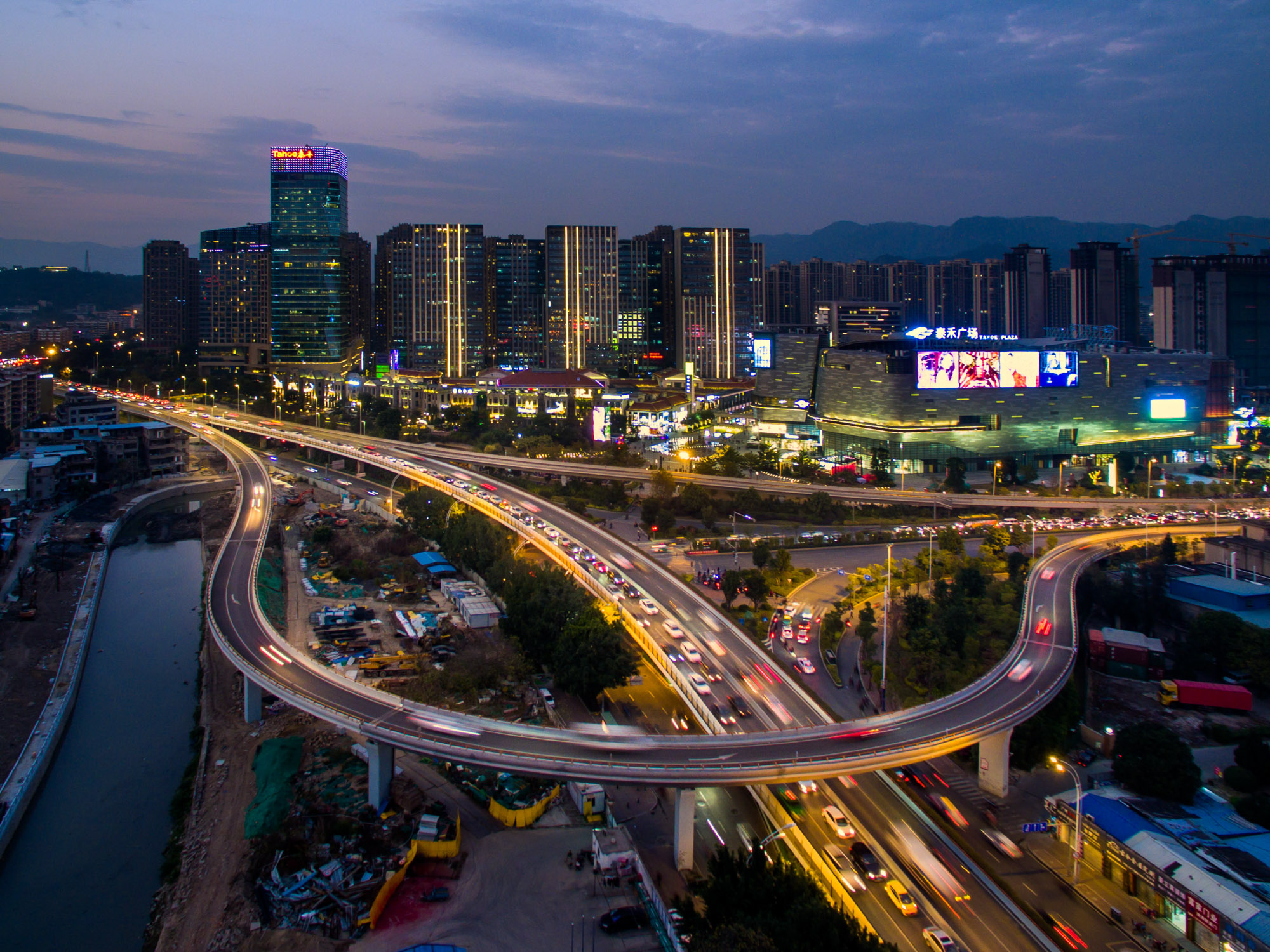 航拍城市夜景制作技巧